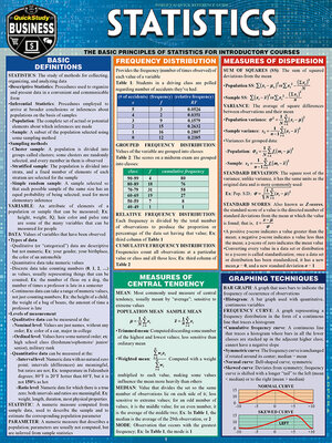 Statistics - ebook